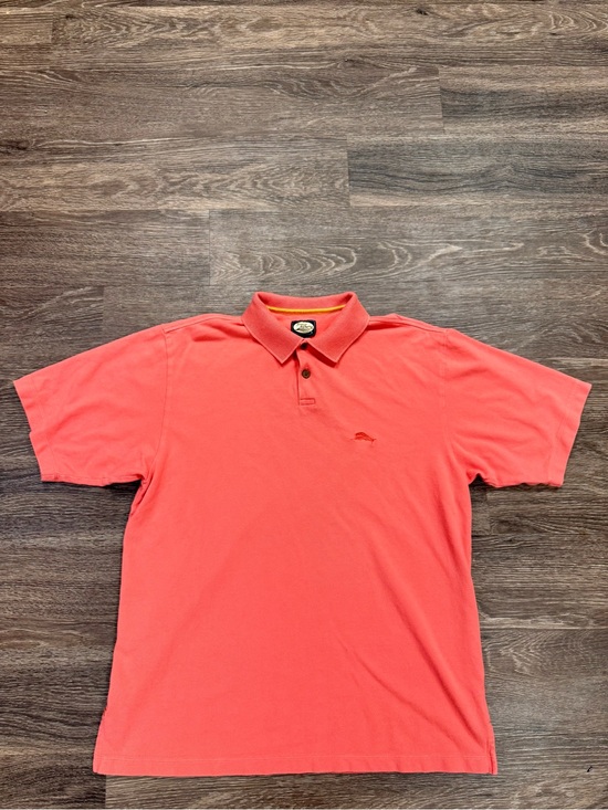 Tommy Bahama Other - Vintage Tommy Bahama Polo Shirt L Coral Pink 100% Cotton Made in Macau